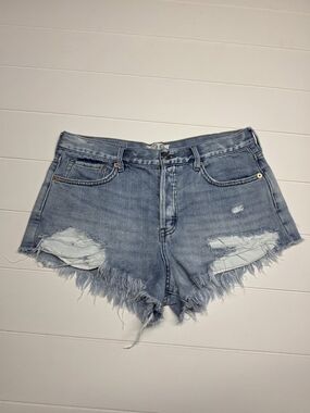 Free People "We The Free" denim cut-off shorts High Rise Size 29